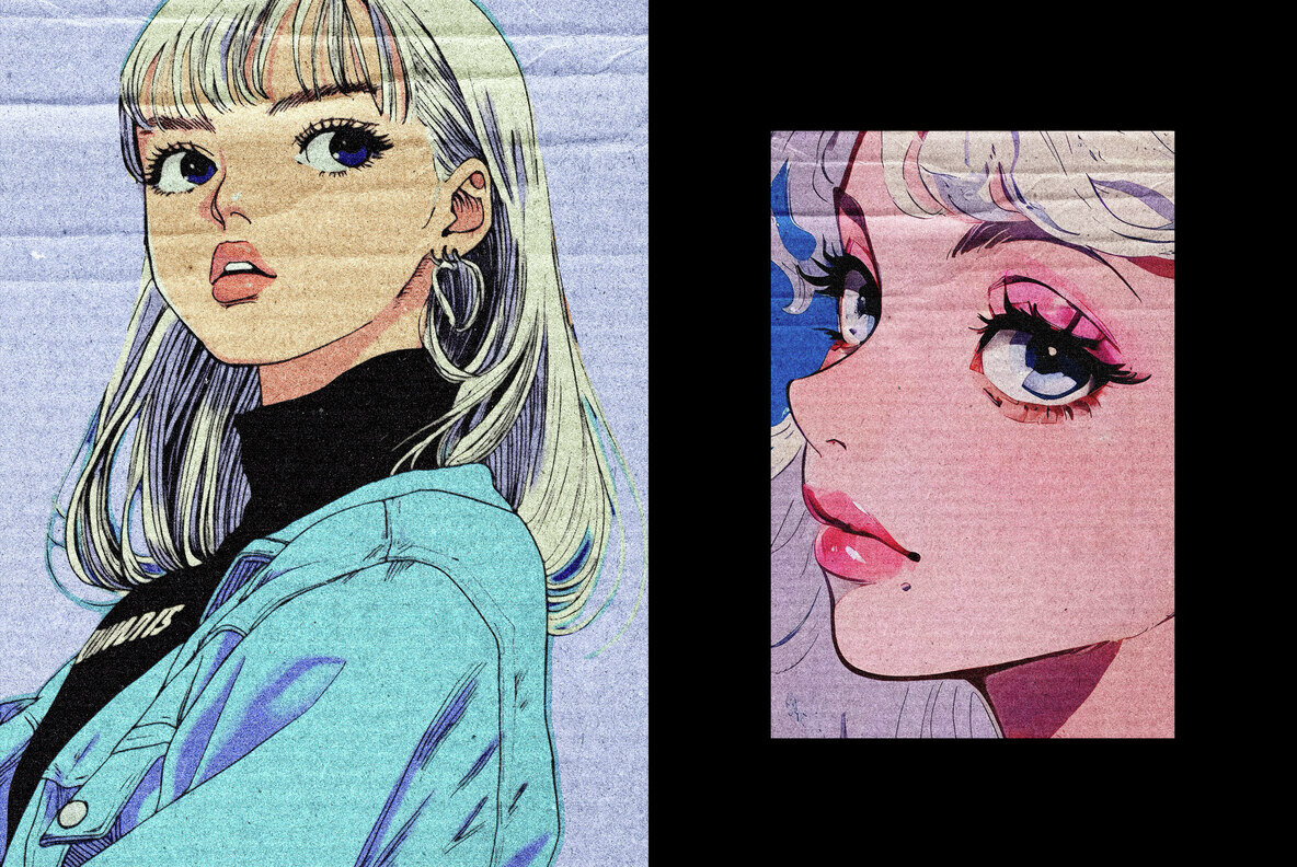 Retro Cardboard Photo Effect 5