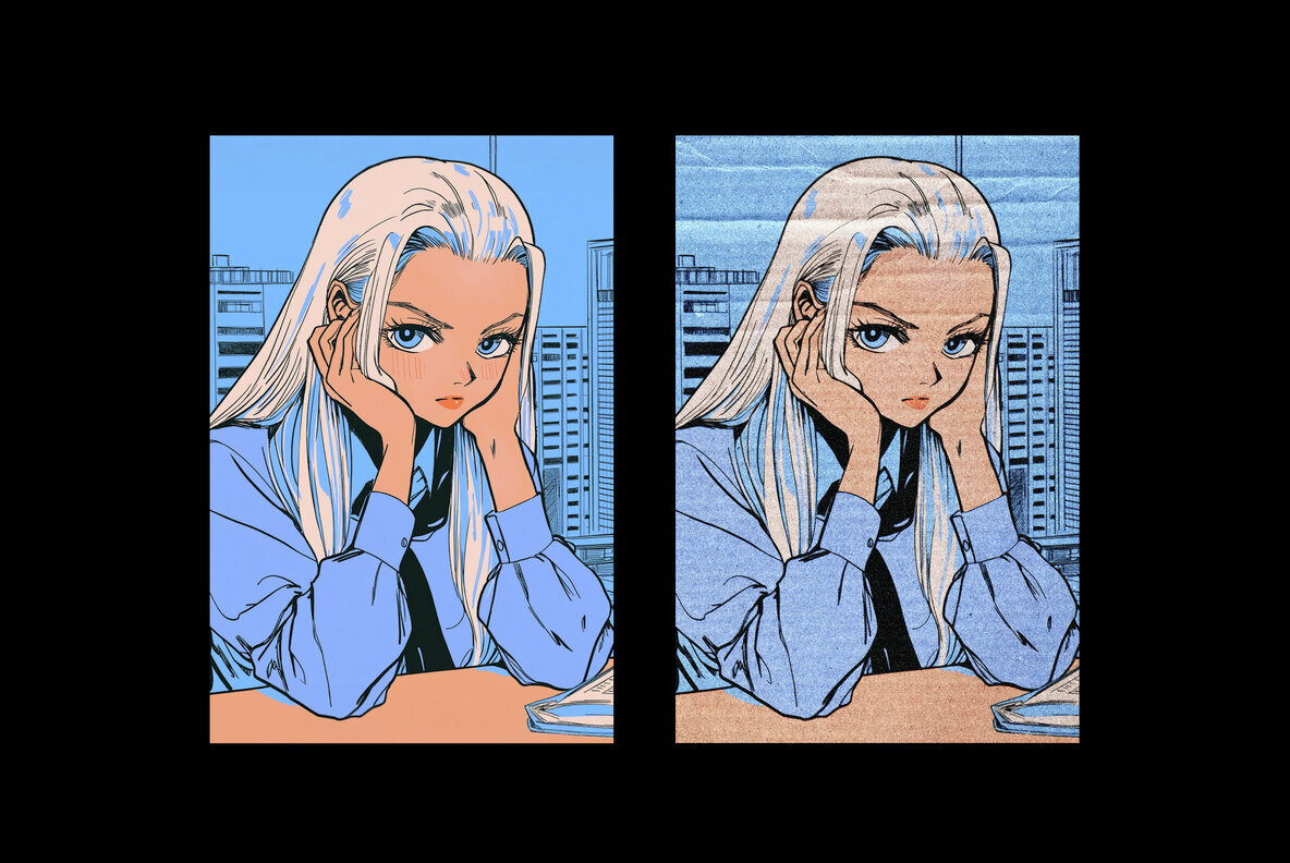 Retro Cardboard Photo Effect 6