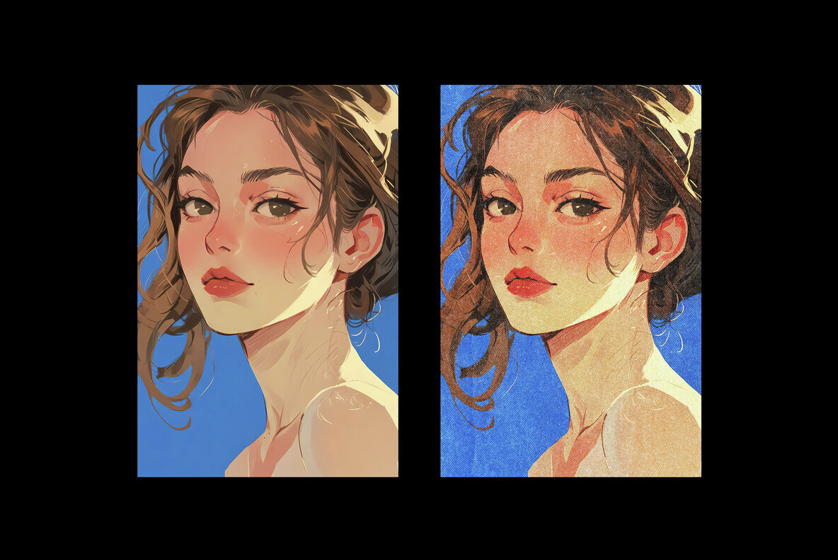 Bright Print Halftone Effect 6