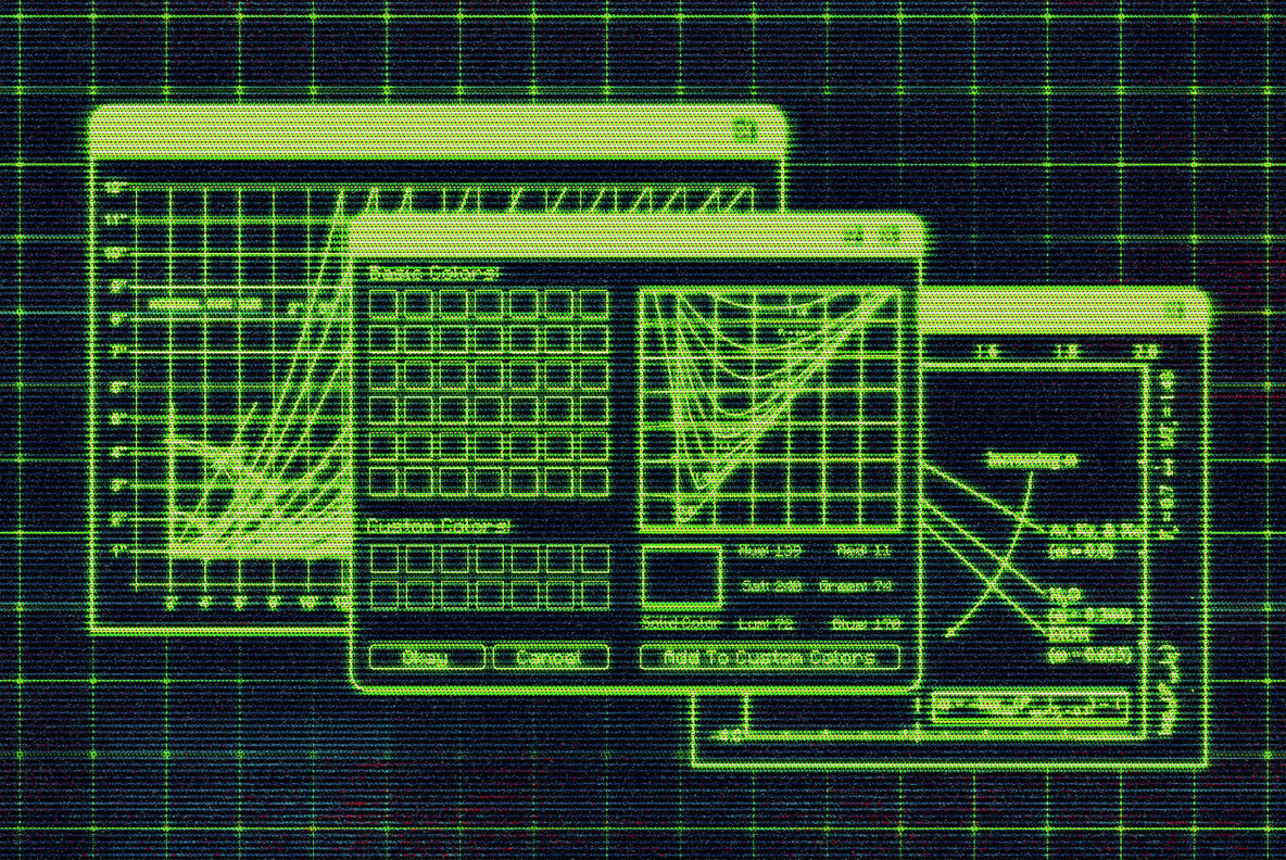 CRT Glowing Screen Text Effect 4