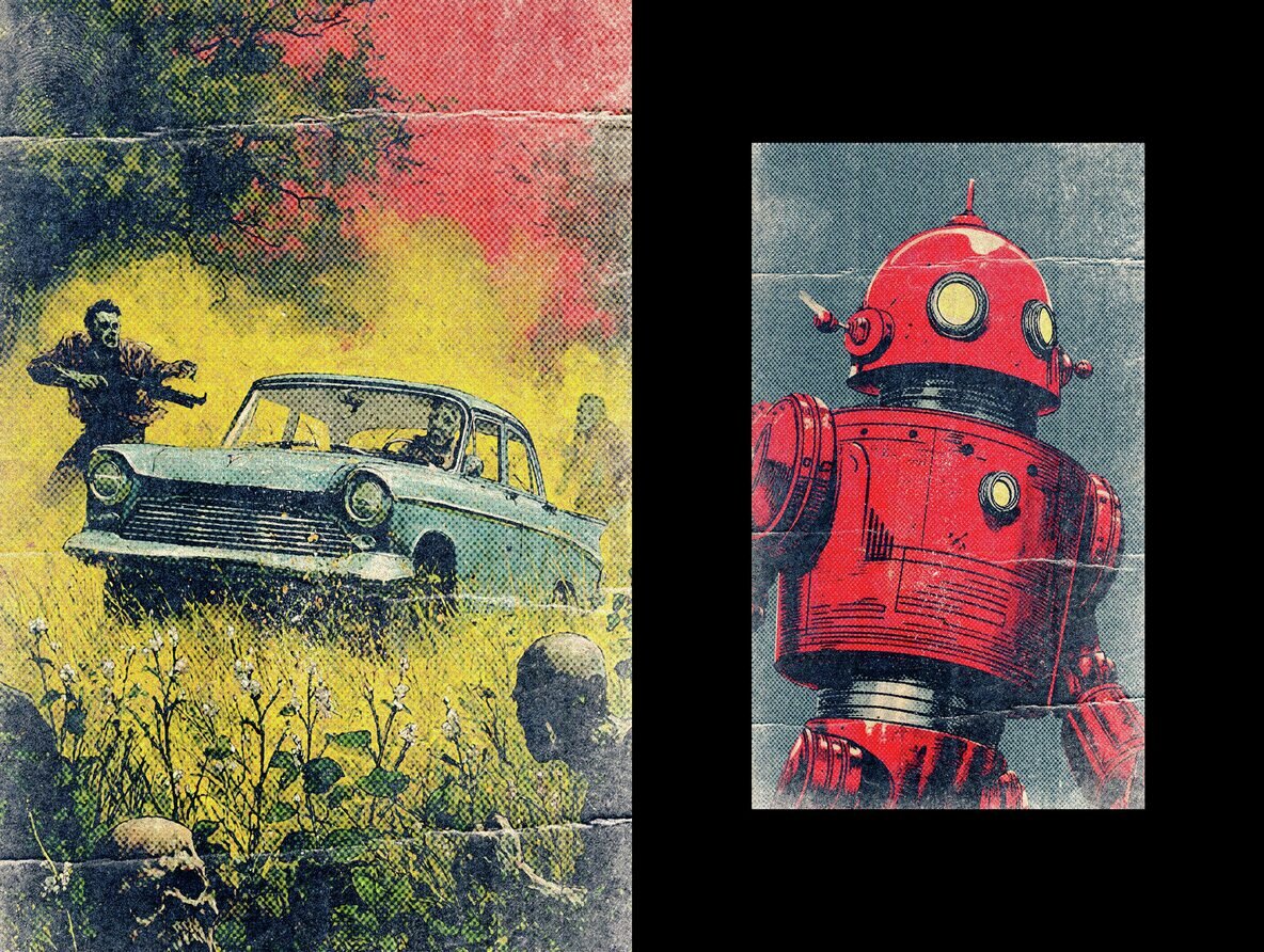 Grunge Retro Print Effect 6