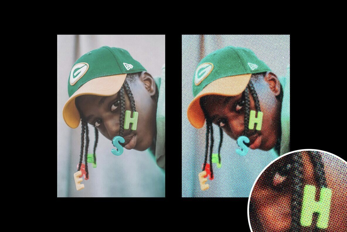 Original Zine Color Halftone Effect 2