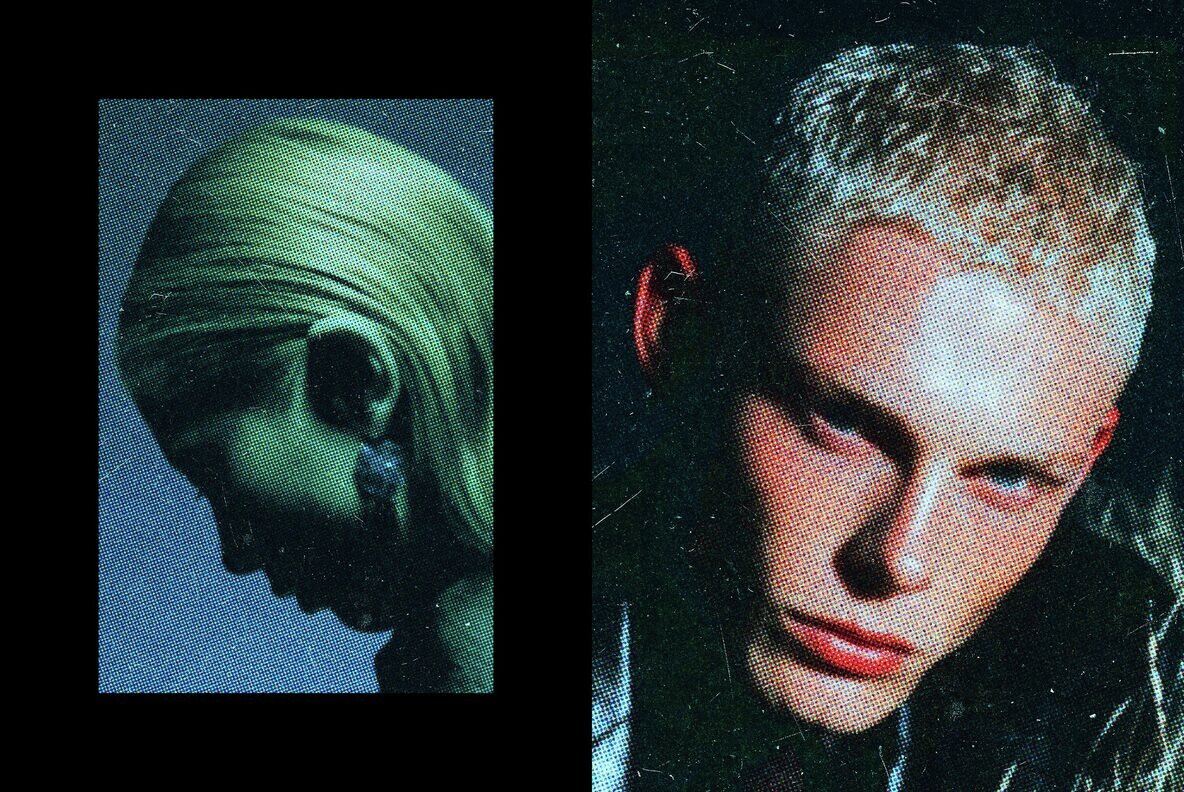 Original Zine Color Halftone Effect 4