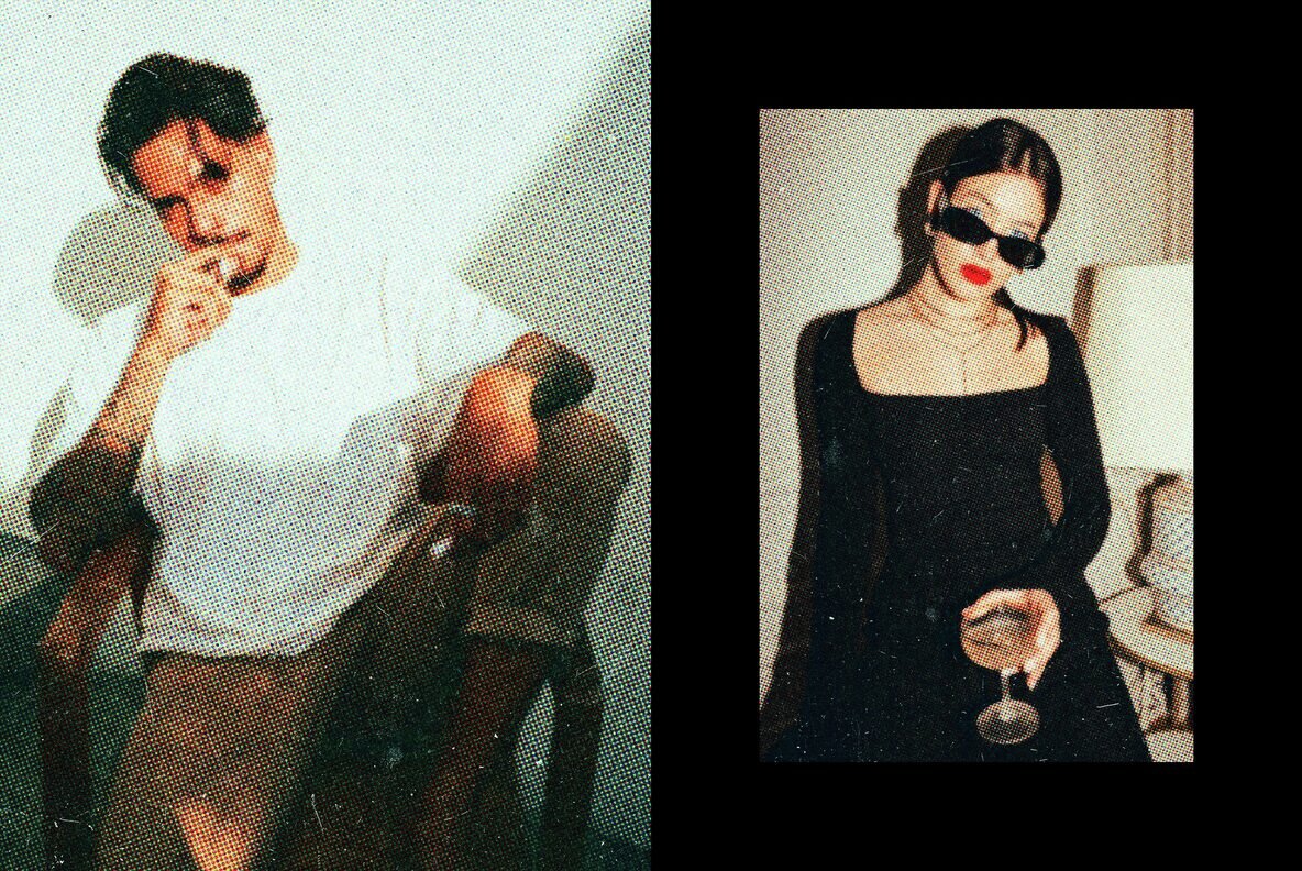 Original Zine Color Halftone Effect 6