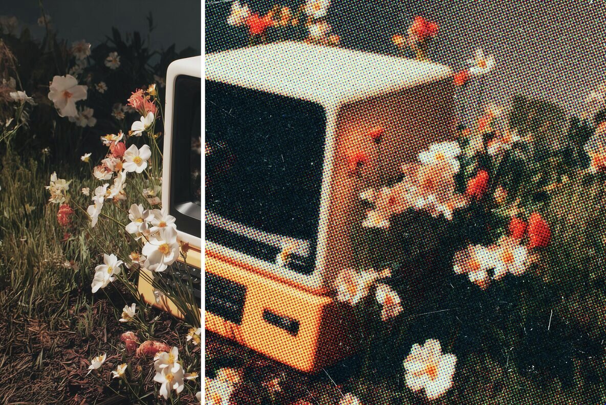 Original Zine Color Halftone Effect 7