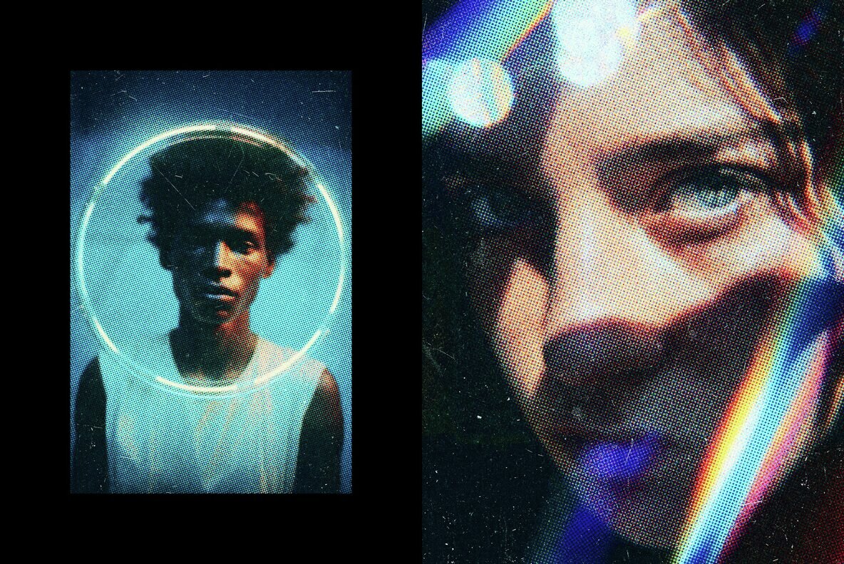 Original Zine Color Halftone Effect 8