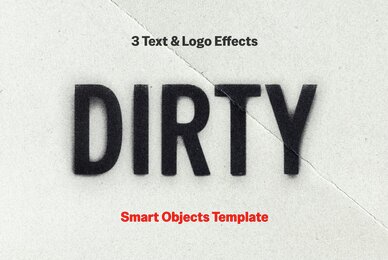 Dirty Print Text and Logo Effect