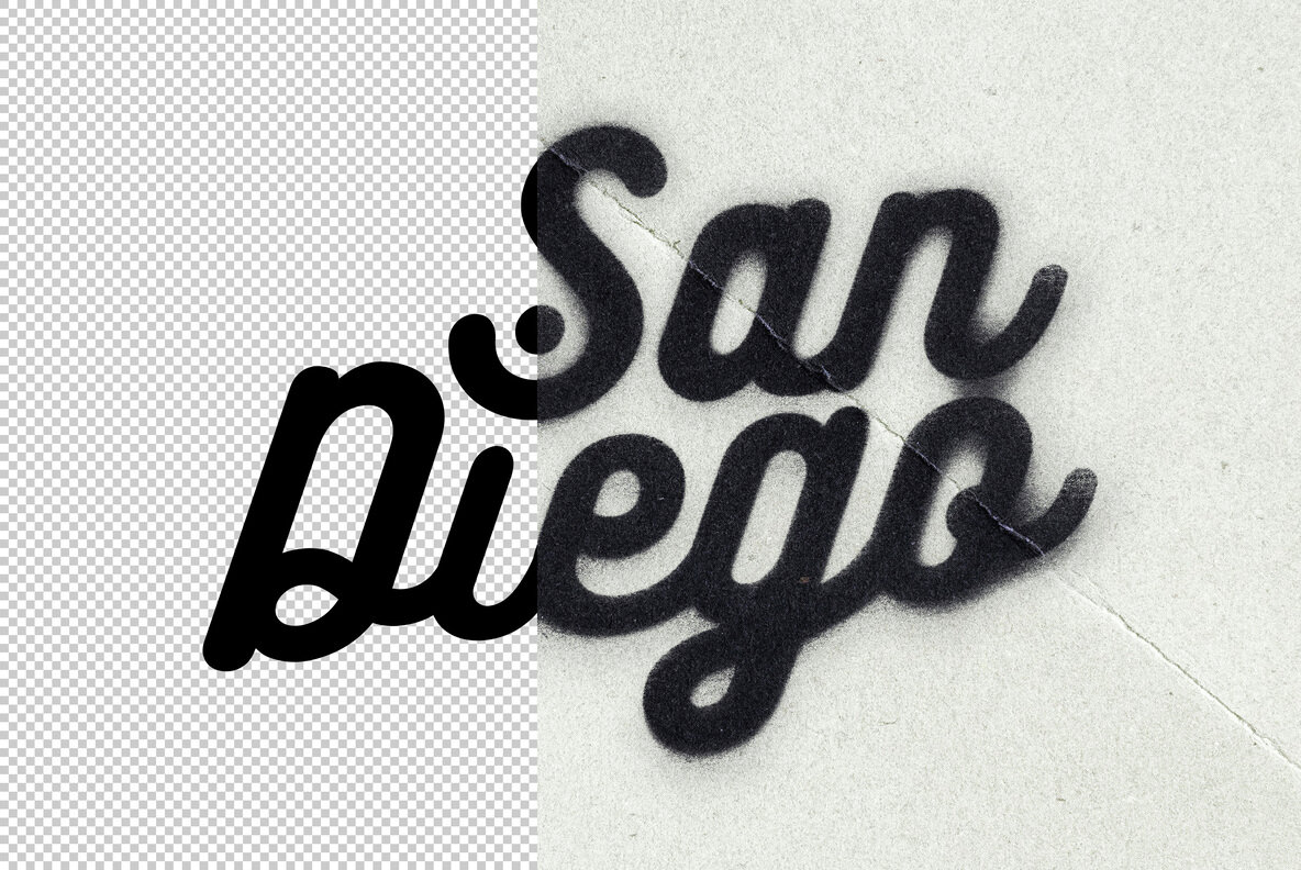 Dirty Print Text and Logo Effect 5