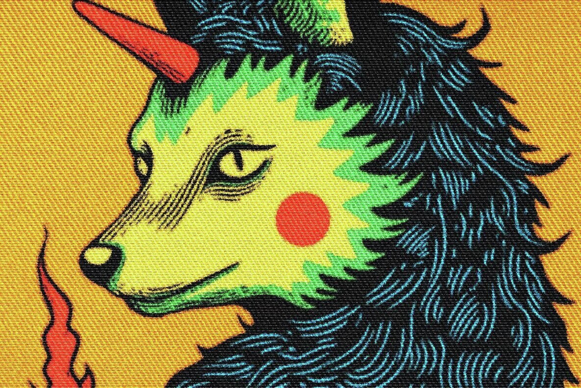 Embroidery Stitch Texture Effect 3