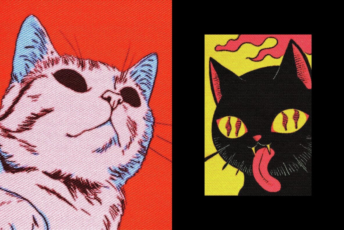 Embroidery Stitch Texture Effect 5