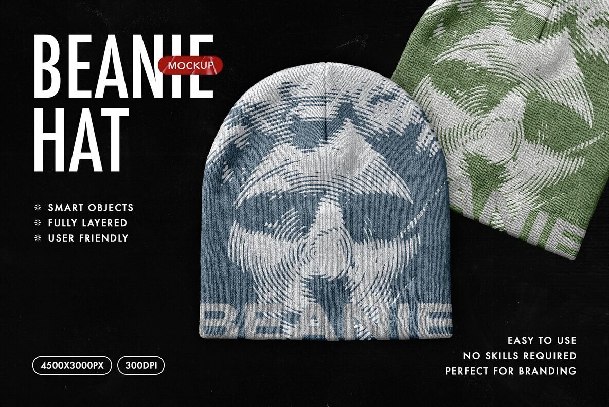 Beanie Hat Mockup 1
