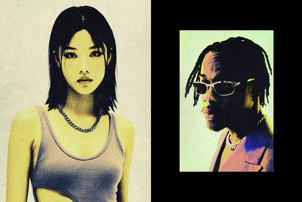 Grunge Risoprint Photo Effect 6