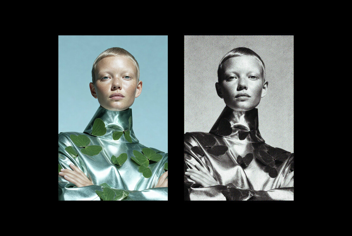 Halftone Print Photo Effect 6