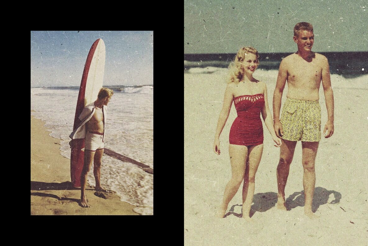 Faded Vintage Postcard Photo Effect 4