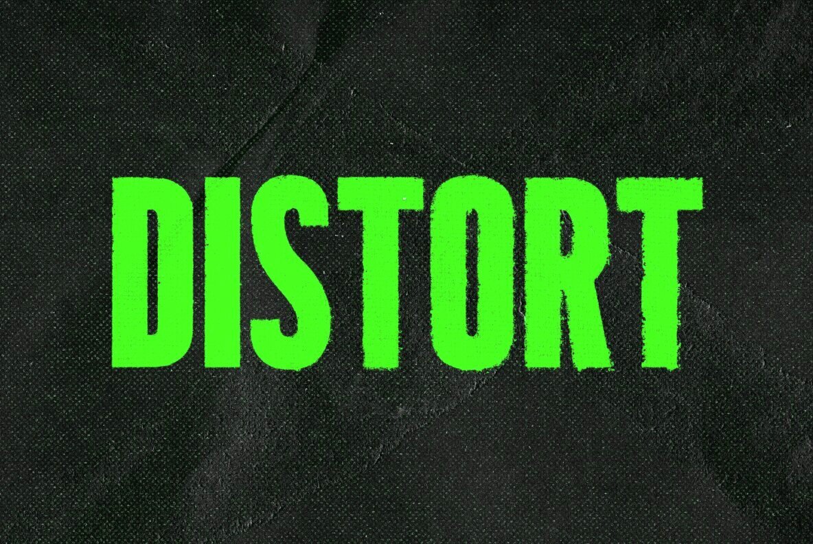 Grunge Distortion Text Effect 2