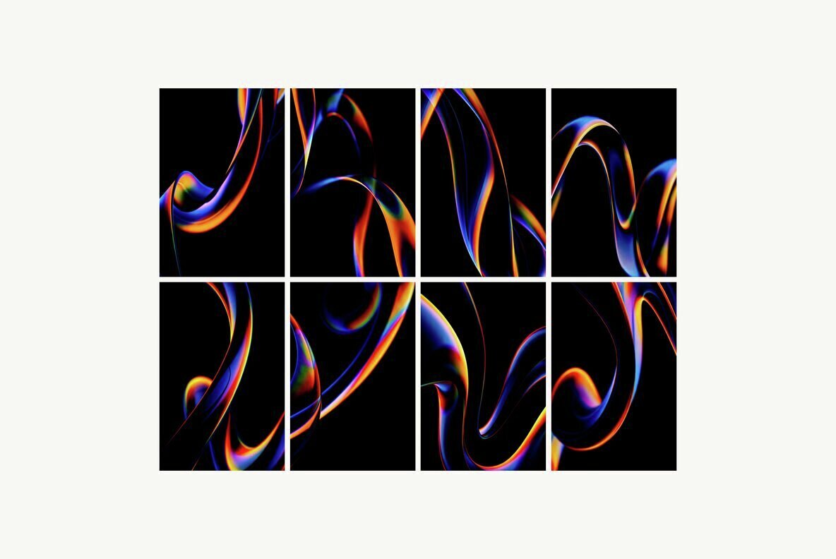 Flow Abstract Backgrounds Collection 3