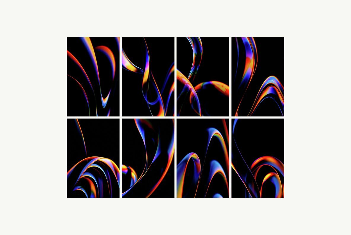 Flow Abstract Backgrounds Collection 6