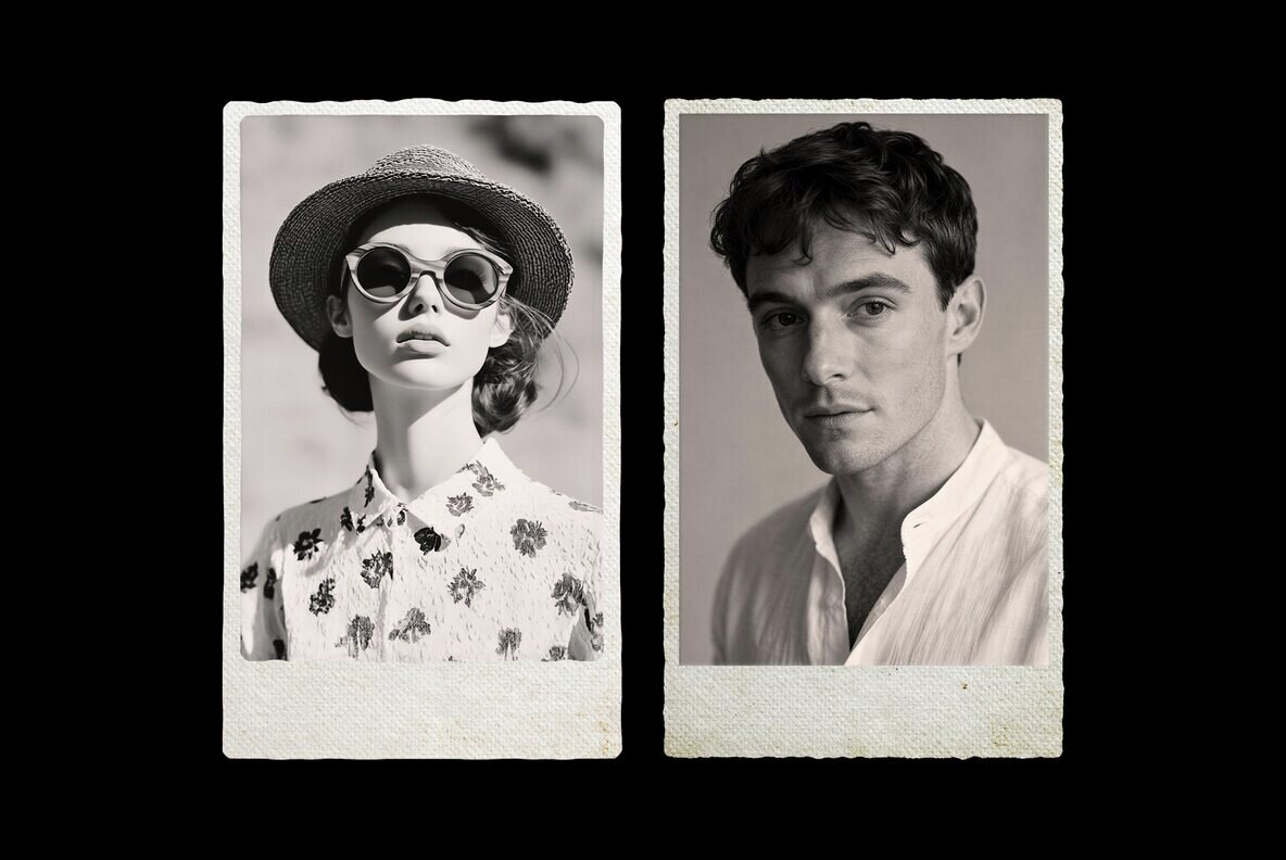 Retro Frame Mockups Collection 5