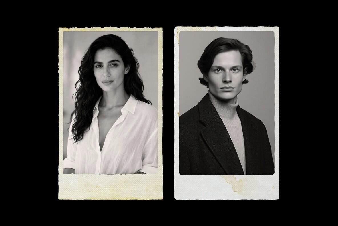 Retro Frame Mockups Collection 7