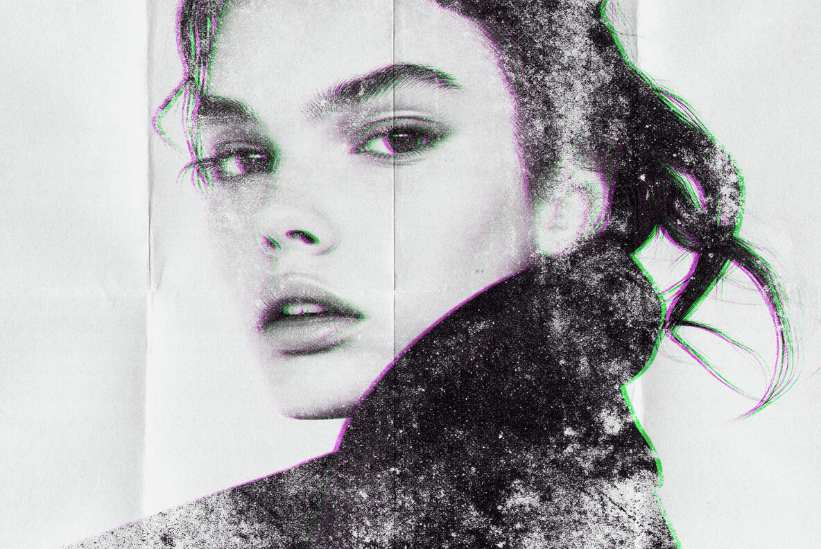 Grunge Overprint Photo Effect 5