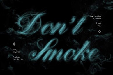 Smoke Text and Logo Effect