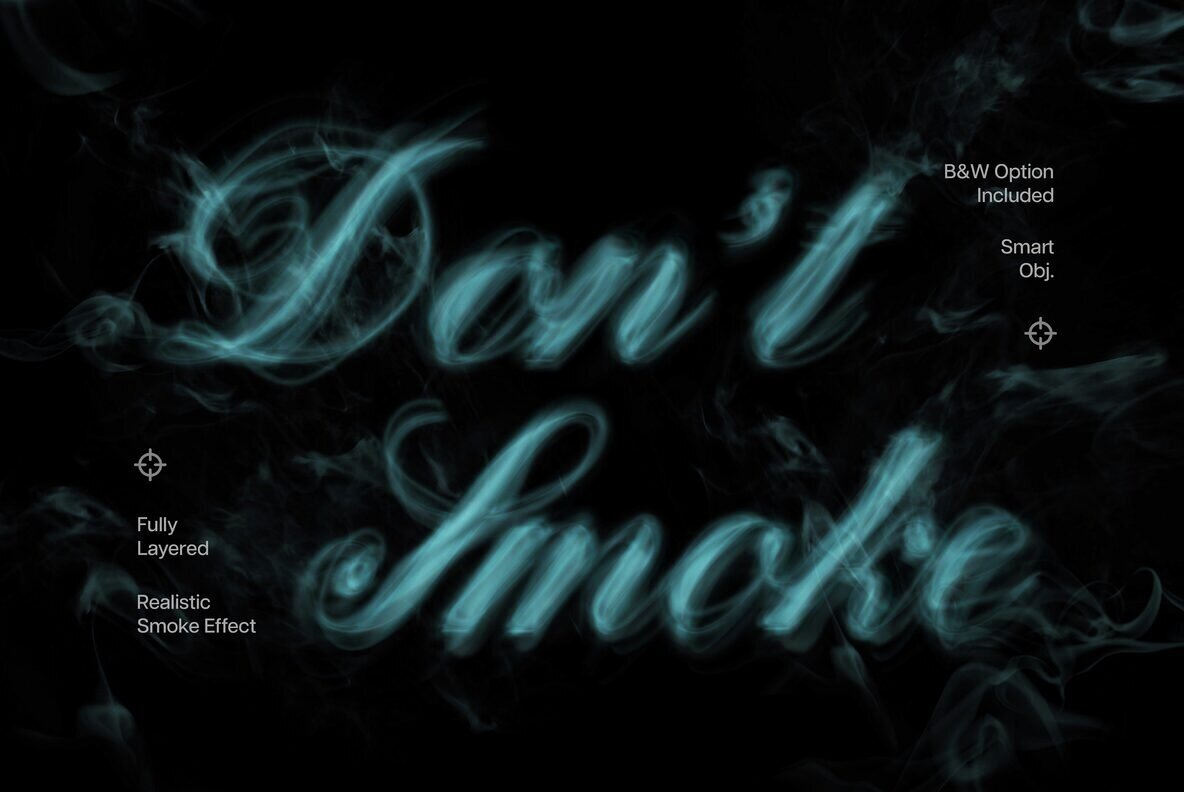 Smoke Text and Logo Effect 1