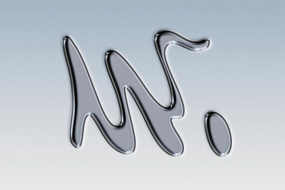 Chrome Text and Logo Effect 3