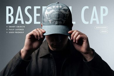 Baseball Cap Mockup