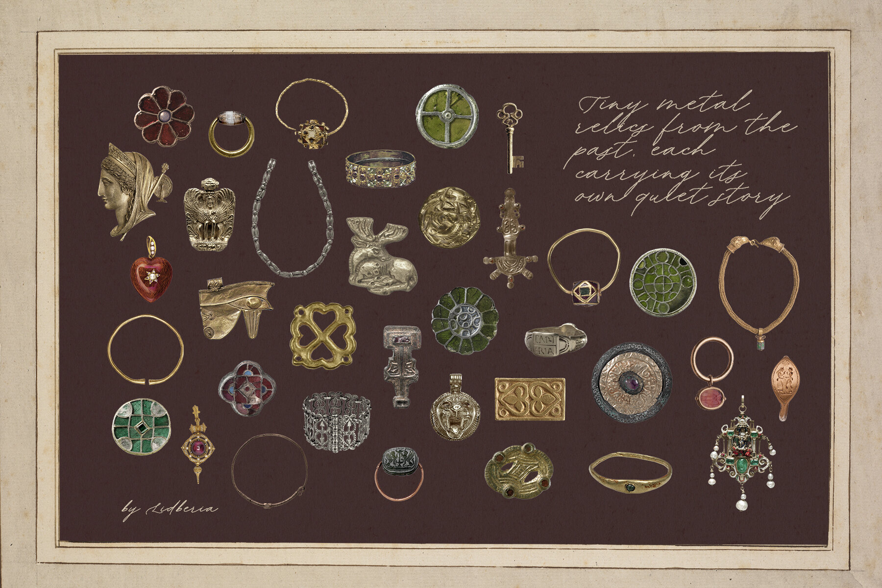 Era Layers Mixed Collage Pack Objects - YouWorkForThem