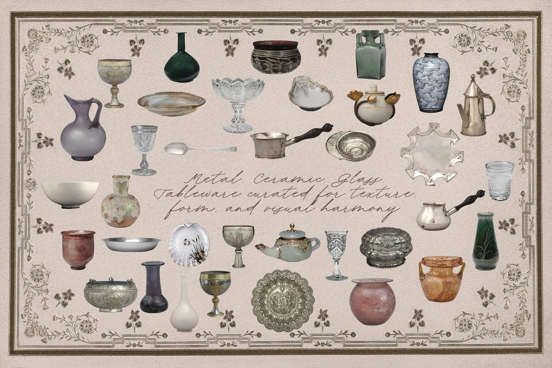 Era Layers Mixed Collage Pack Objects - YouWorkForThem