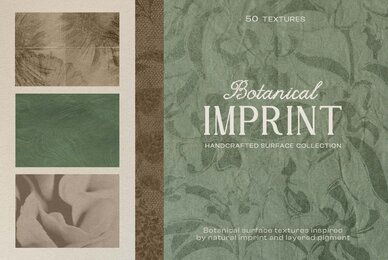 Botanical Imprint   Organic Papers