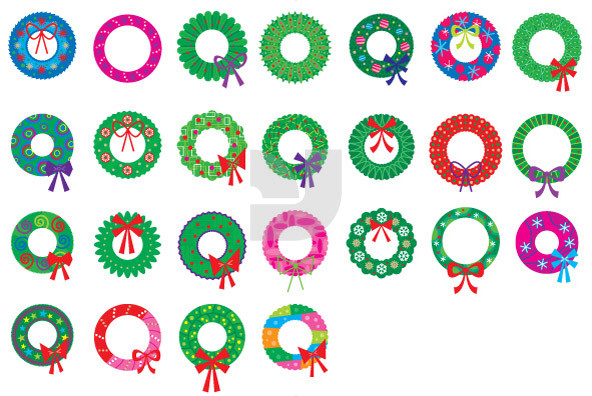Christmas Wreaths 02 Christmas Wreaths 02