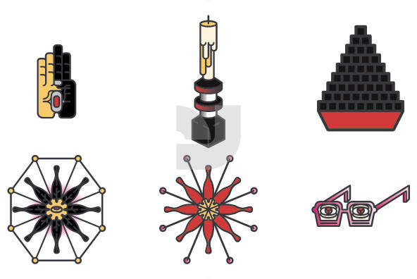 Tattoo Parlor Icons Tattoo Parlor Icons