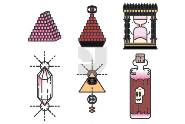 Tattoo Parlor Icons Tattoo Parlor Icons