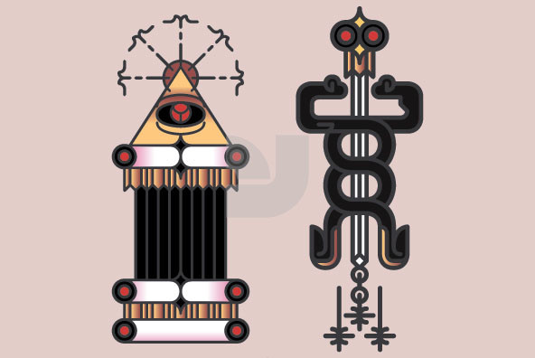 Tattoo Parlor Icons Tattoo Parlor Icons