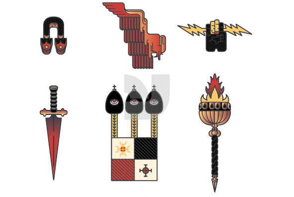 Tattoo Parlor Icons Tattoo Parlor Icons