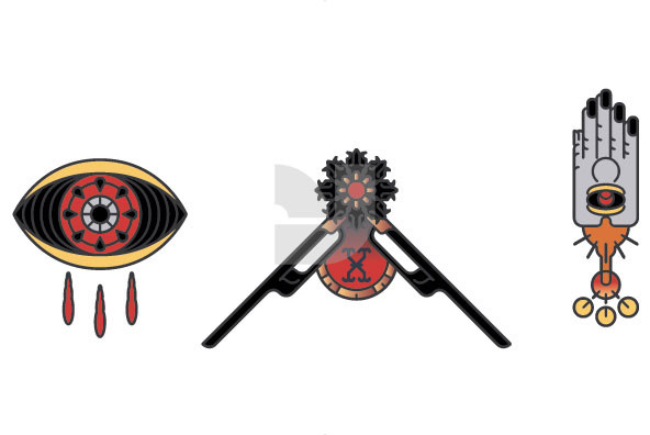 Tattoo Parlor Icons Tattoo Parlor Icons