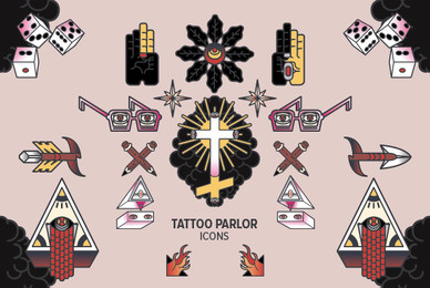 Tattoo Parlor Icons