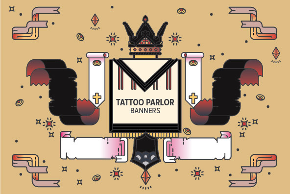 Tattoo Parlor Banners Tattoo Parlor Banners