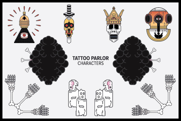 Tattoo Parlor Characters Tattoo Parlor Characters