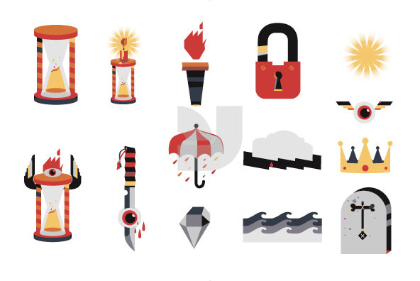 Tattoo Parlor Icons Tattoo Parlor Icons