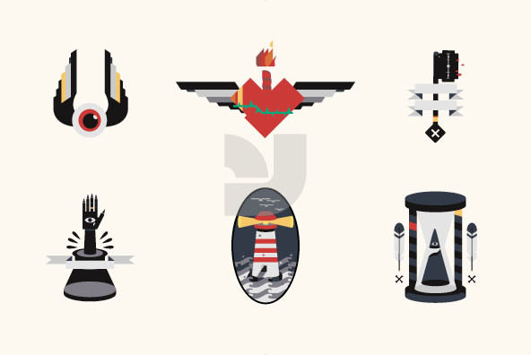 Tattoo Parlor Icons Tattoo Parlor Icons