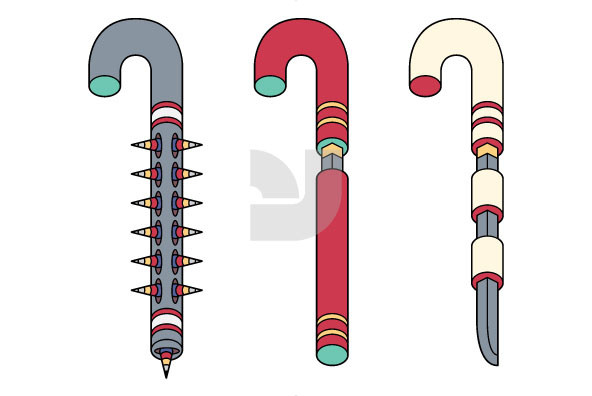 Twisted Christmas Elements A 10