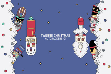 Twisted Christmas Nutcrackers