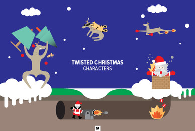Twisted Christmas Characters