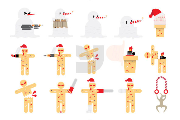 Twisted Christmas Characters Twisted Christmas Characters