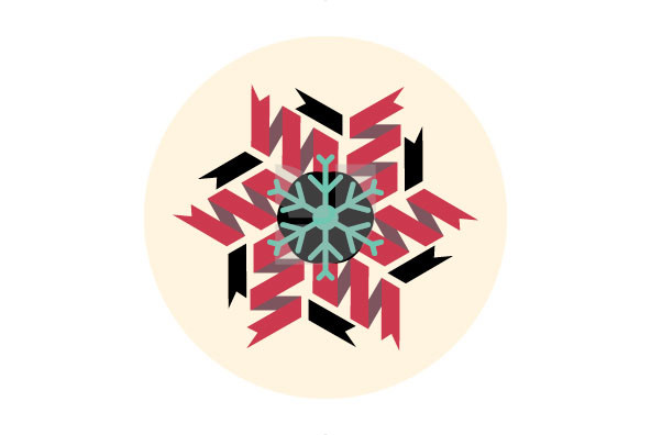 Twisted Christmas Snowflakes 02 Twisted Christmas Snowflakes 02