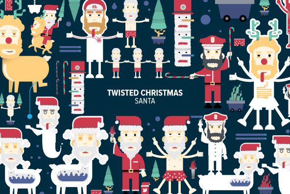 Twisted Christmas Santa 02 Twisted Christmas Santa 02