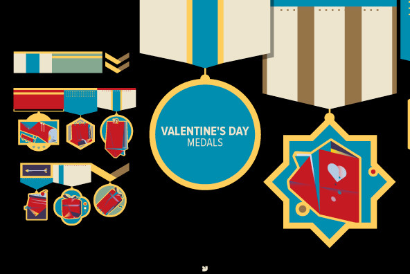 Valentine s Day  Medals 1
