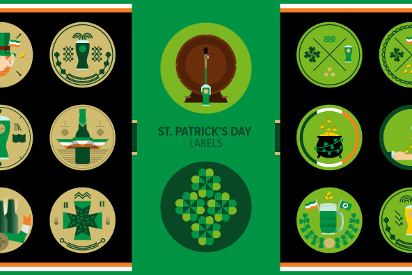 St Patrick s Day Labels 02 St Patrick s Day Labels 02